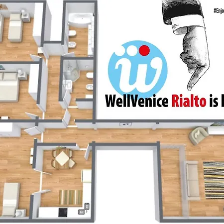 דירה Wellvenice Rialto